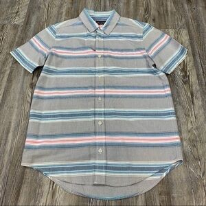 Children’s Place Gray Pink Blue Stripe Shirt